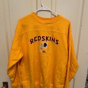NFL Vintage Redskins Yellow Crewneck Sweater